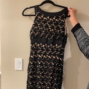 Beautiful detail black dress
